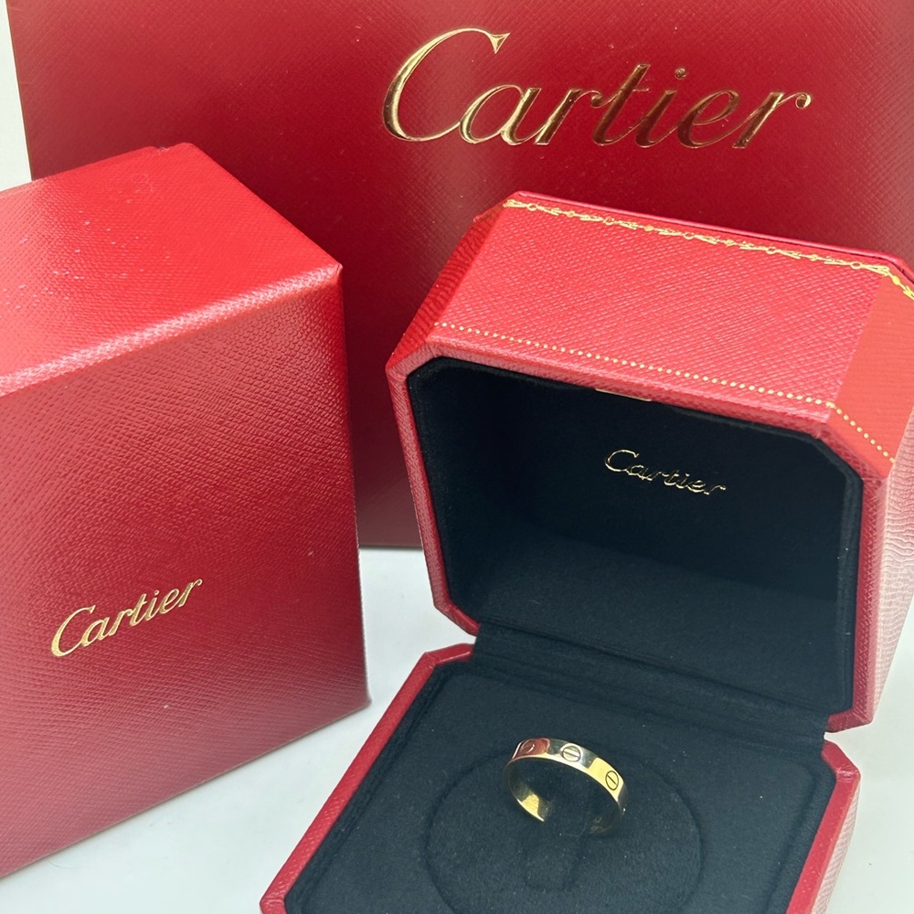 Cartier 18 Kt Authentic Ring Size 6